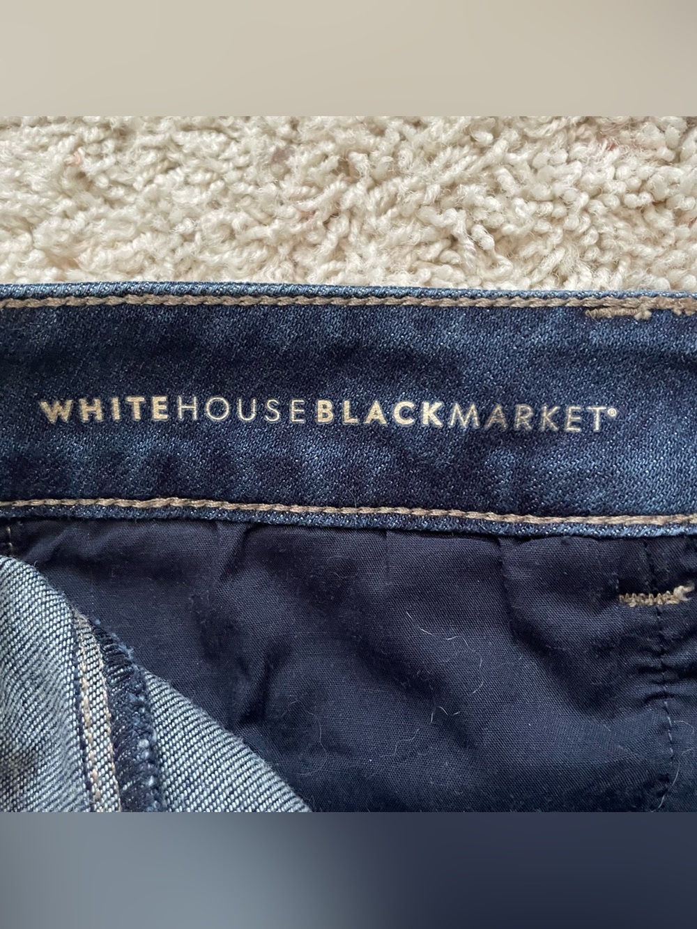 WHBM Embroidered Denim Shorts - Picture 5 of 8